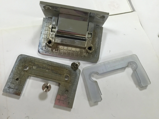 OEM CNC Hardware Parts Brass Polished Single Side Shower Hinge с нержавеющей стали