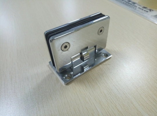 OEM CNC Hardware Parts Brass Polished Single Side Shower Hinge с нержавеющей стали