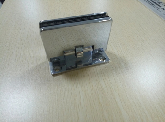 OEM CNC Hardware Parts Brass Polished Single Side Shower Hinge с нержавеющей стали