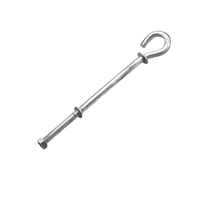 Нержавеющая сталь OEM CNC Hardware Parts Bolt Hook Pigtail Hook с процессом штамповки